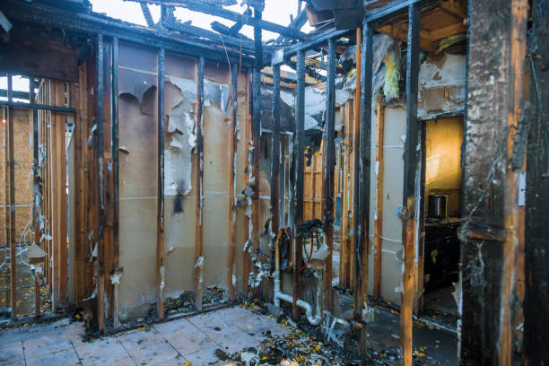 Professional Fire Damage Restoration technician working in Jefferson, LA